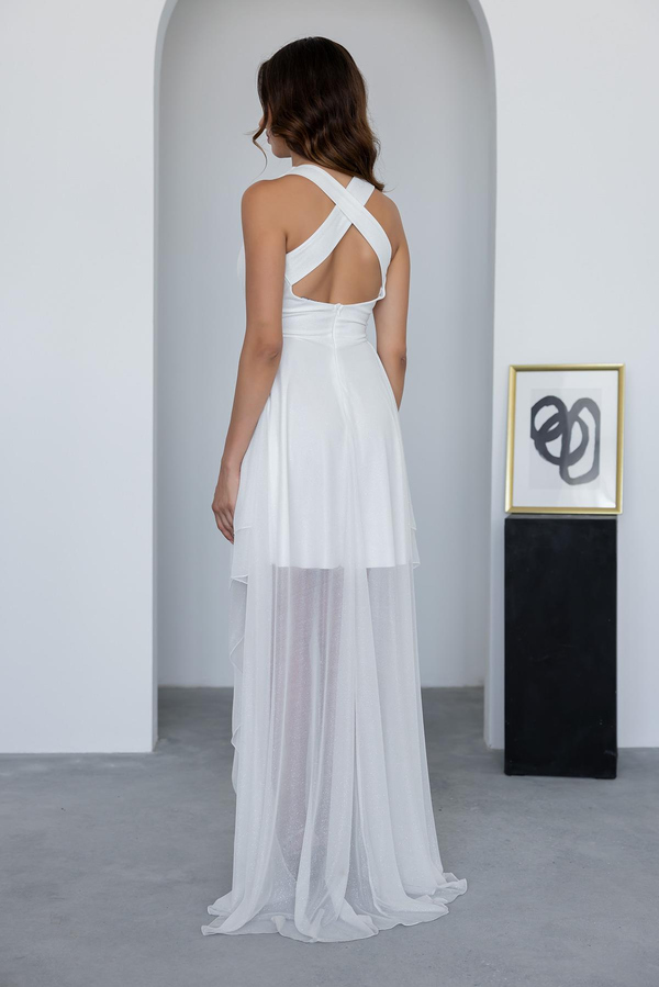 White Evening Dress