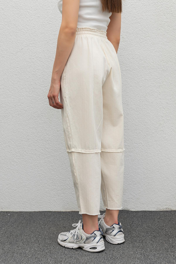 Gabardin Havuç Pantolon - BEJ