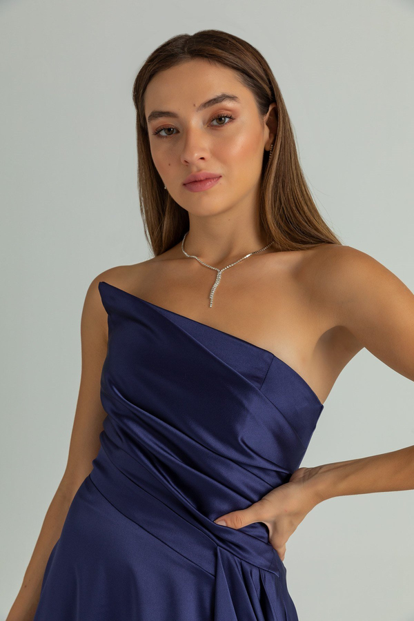 Bleu marine Robes de Soirée
