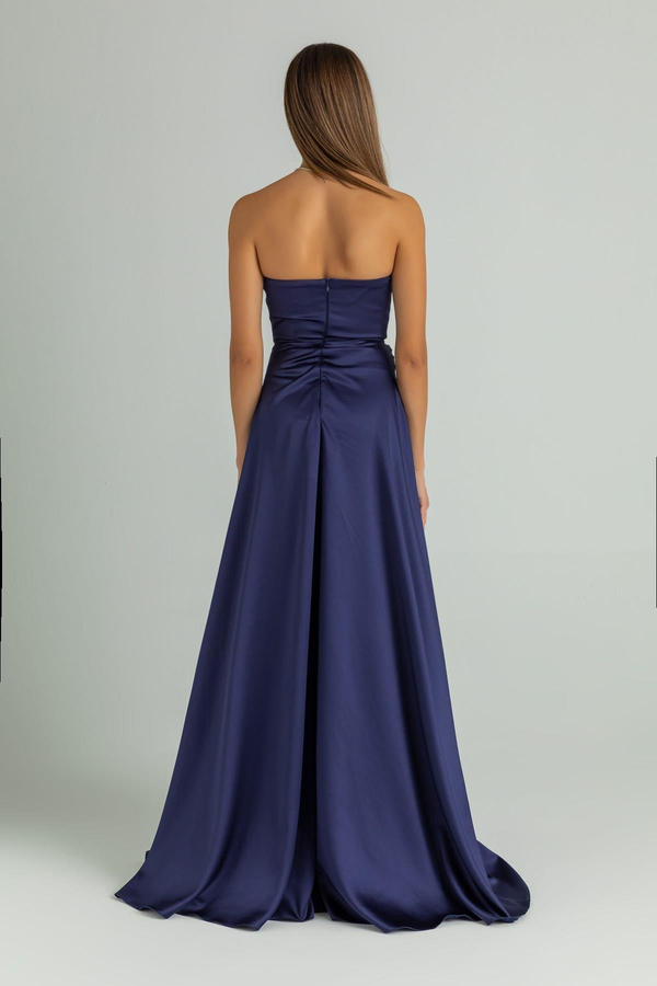 Bleu marine Robes de Soirée