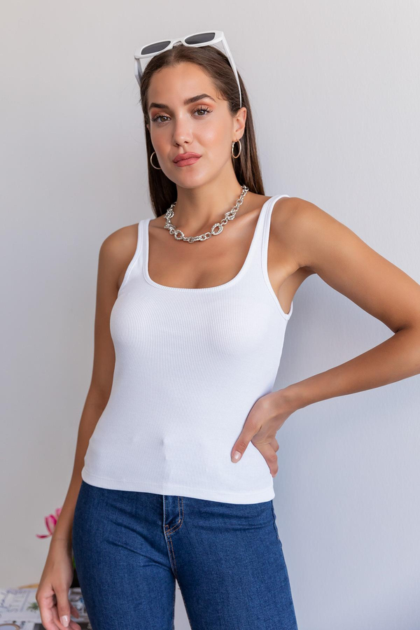 White Tank Top