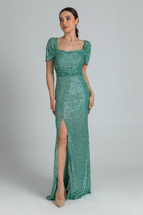 Green Evening Dress