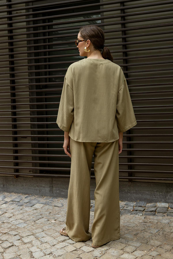 Haki Top and Bottom Set