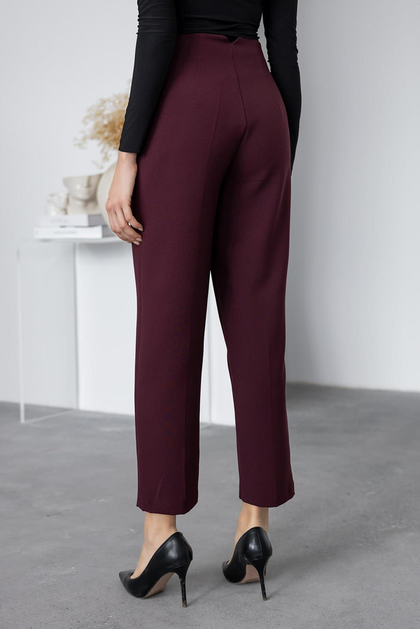 Pensli Klasik Pantolon - BORDO