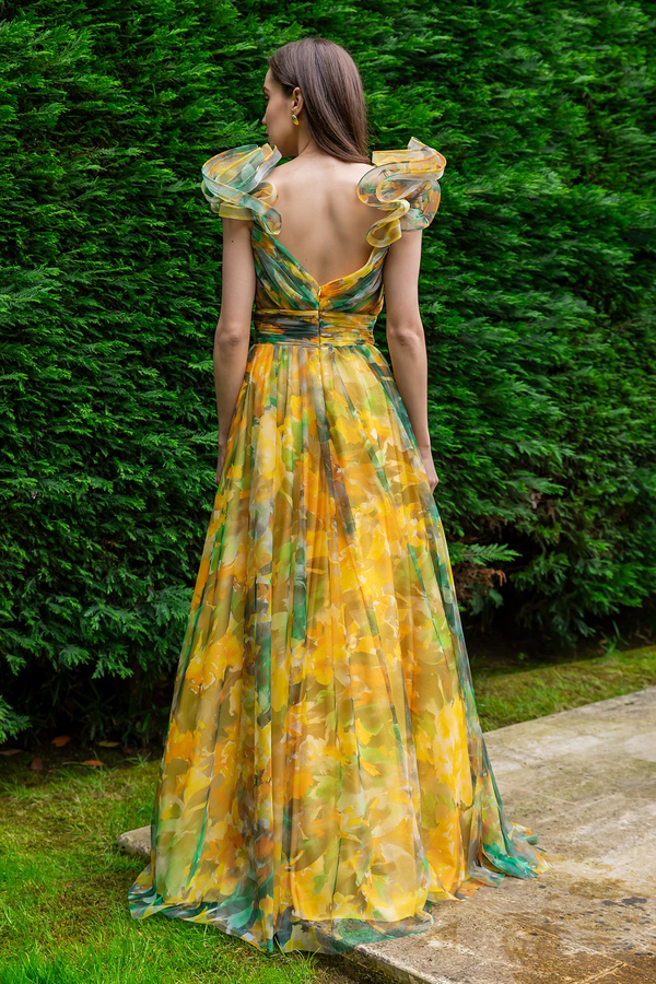 Yellow Evening Dress