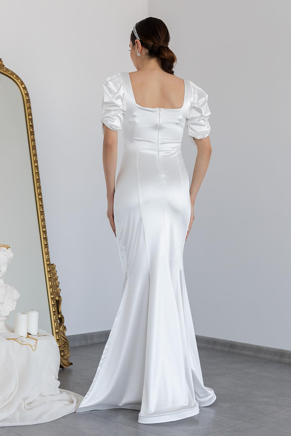White Evening Dress
