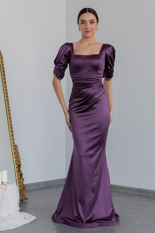 Purple Evening Dress