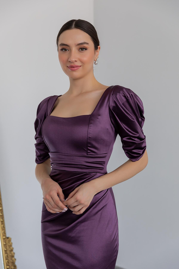 Purple Evening Dress