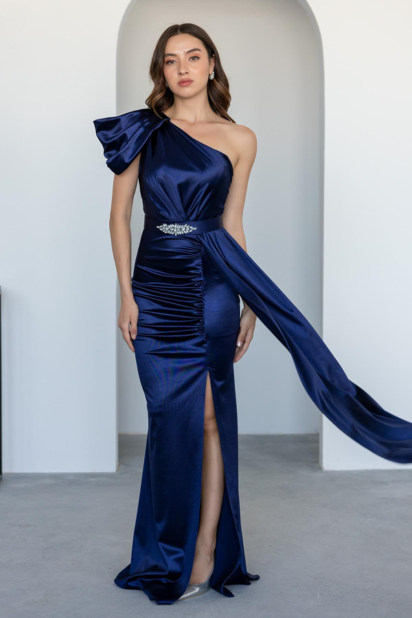 Navy Evening Dress