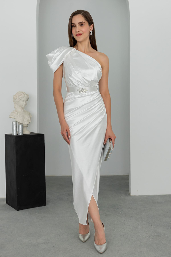 White Evening Dress