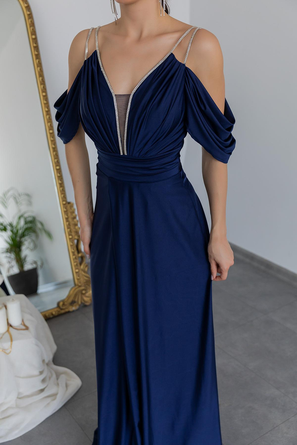 Navy Evening Dress