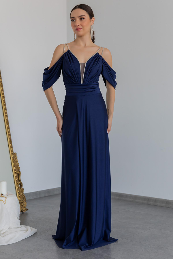 Navy Evening Dress
