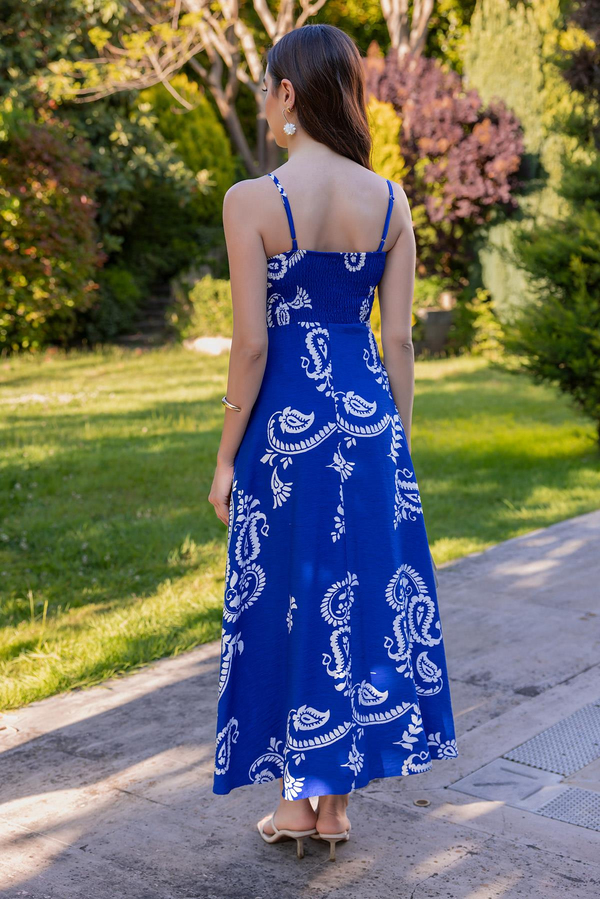 Askılı Maxi Elbise - SAKS