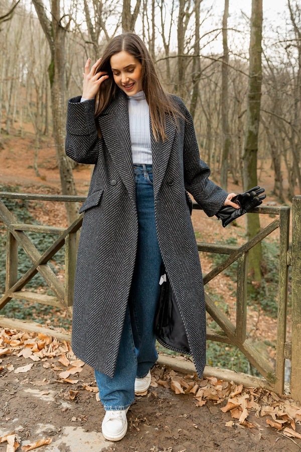 Noir Manteaux et Vestes