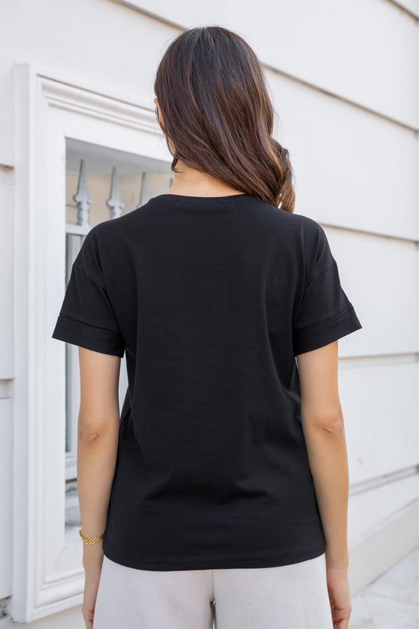 Basic Tshirt - SİYAH