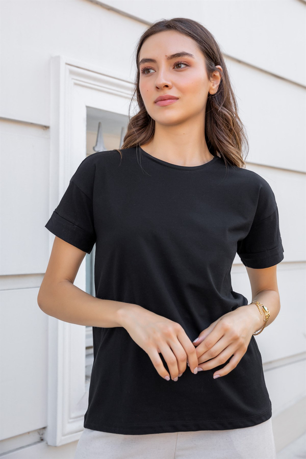 Basic Tshirt - SİYAH