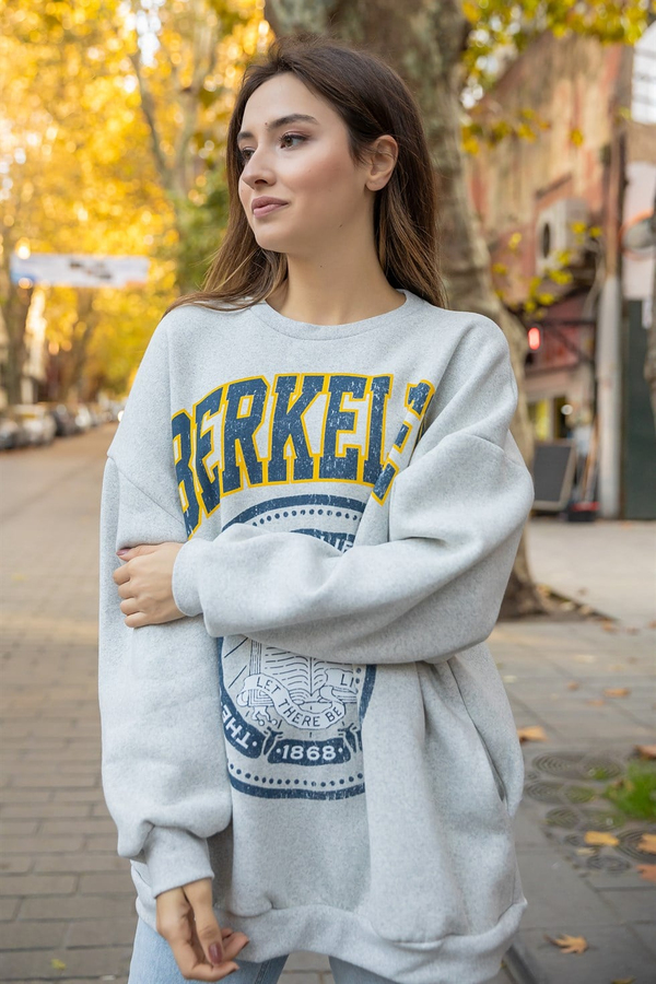 Berkeley Oversize Sweat - GRİ