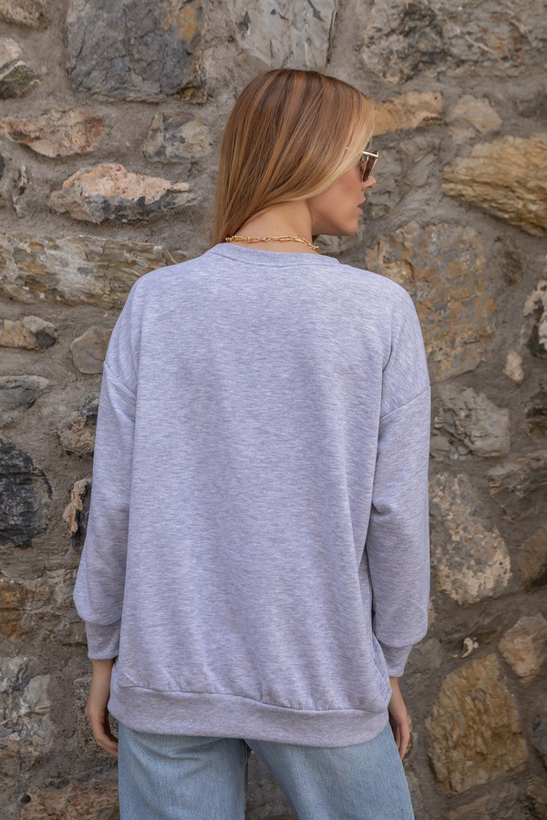 Berkeley Yazılı Sweat - GRİ