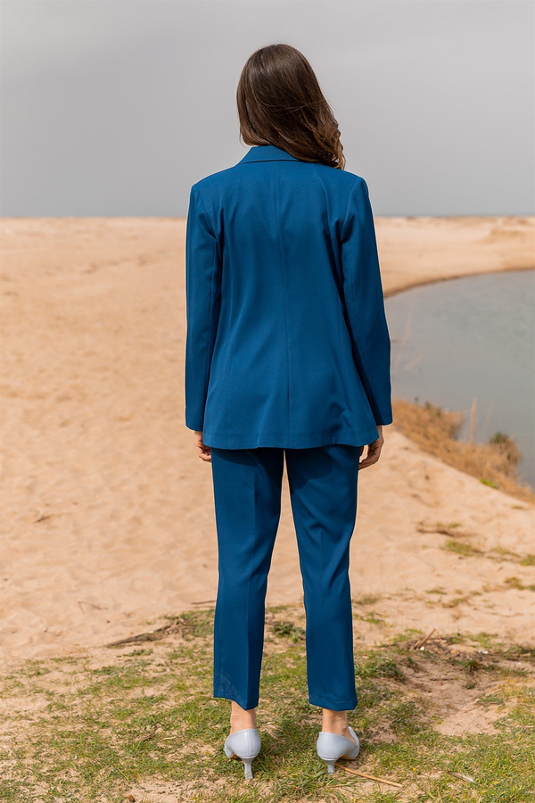 Blazer Ceket Pantolon Takım - LACİVERT