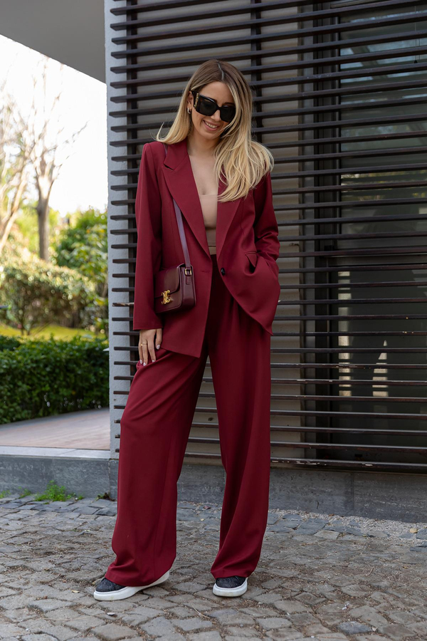 Blazer Takım - BORDO