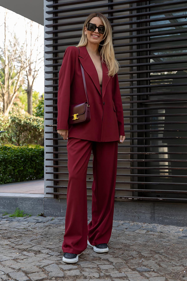 Blazer Takım - BORDO