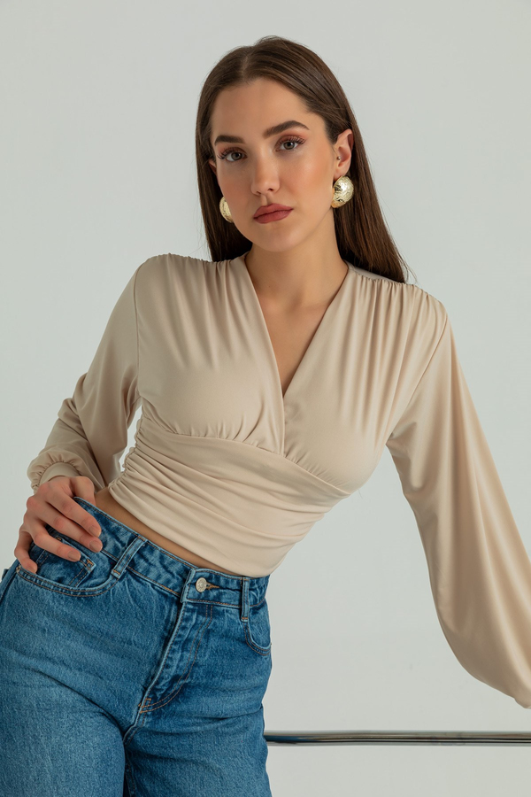 Cream Blouse
