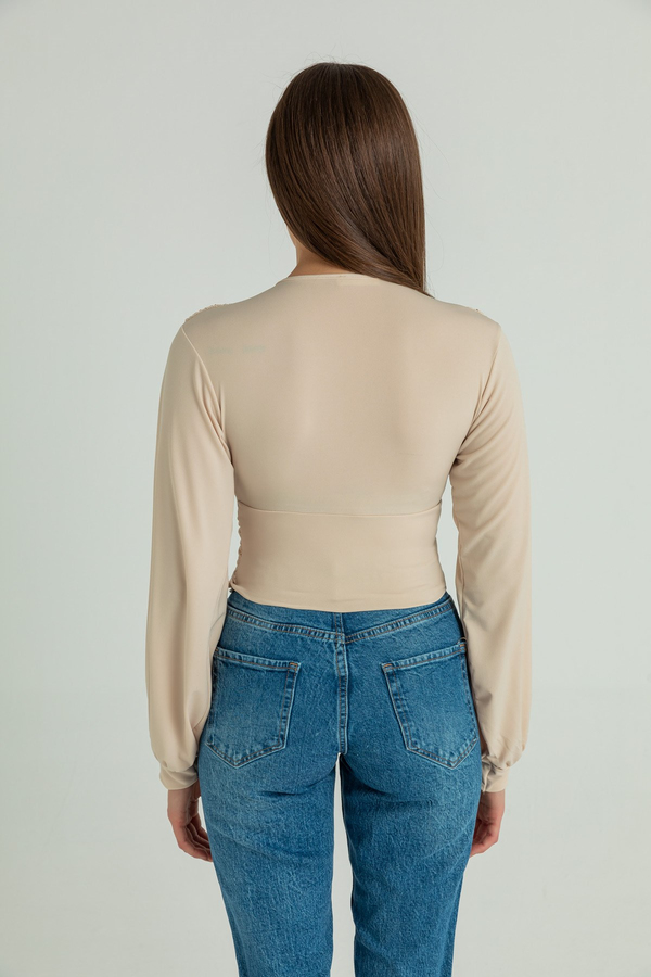 Cream Blouse