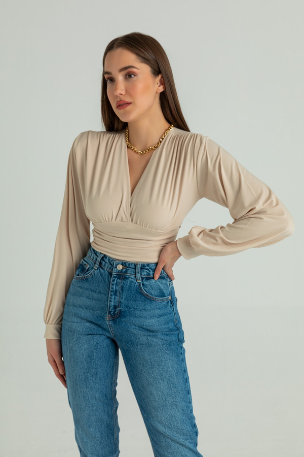 Cream Blouse