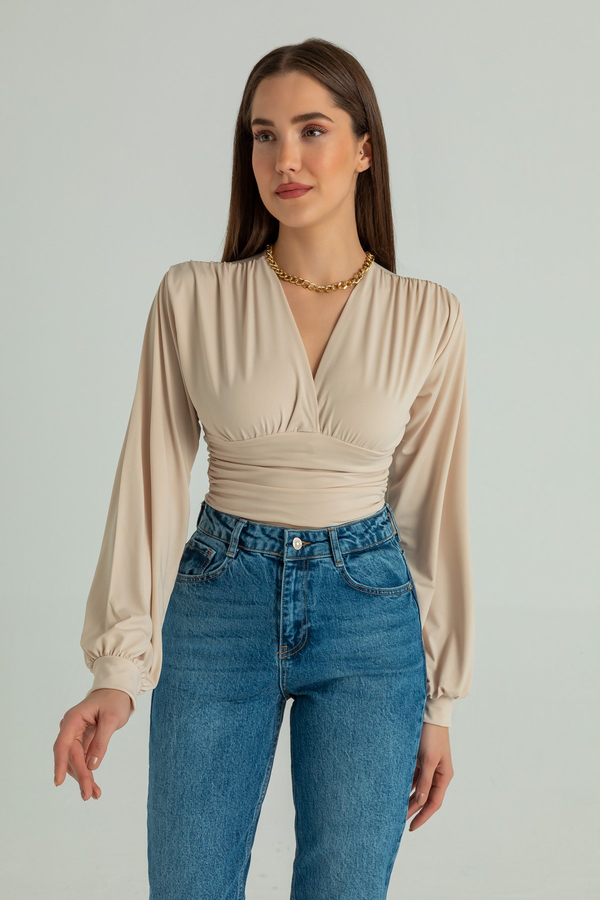 Cream Blouse