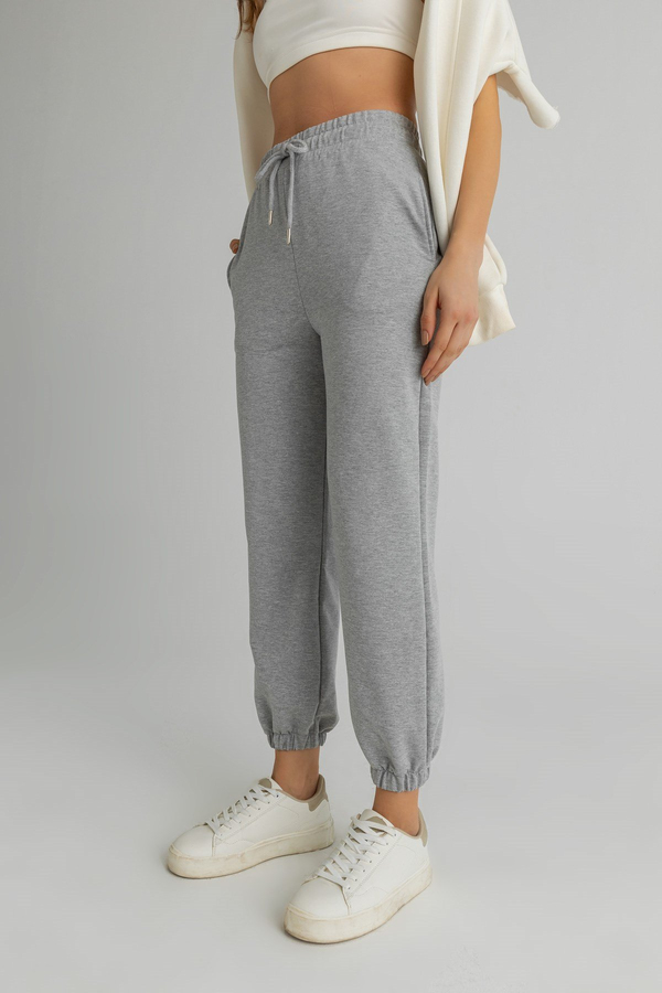 Cepli Jogger Eşofman - GRİ