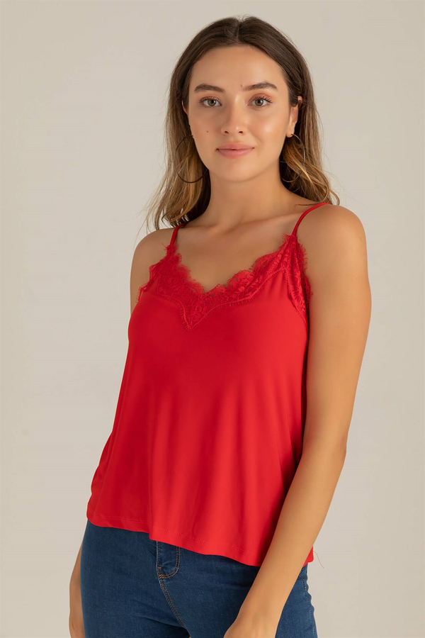 Dantelli Basic Atlet - KIRMIZI