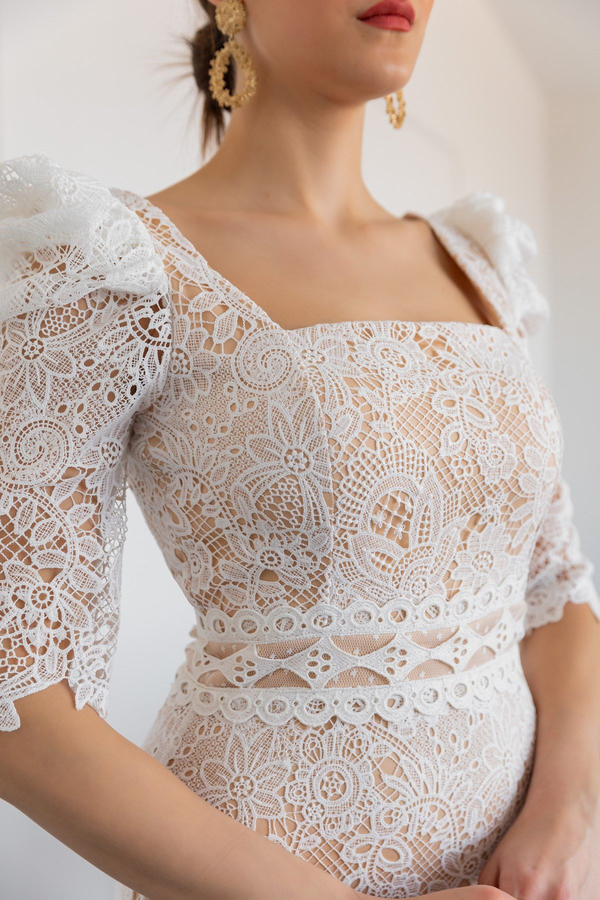 White Evening Dress
