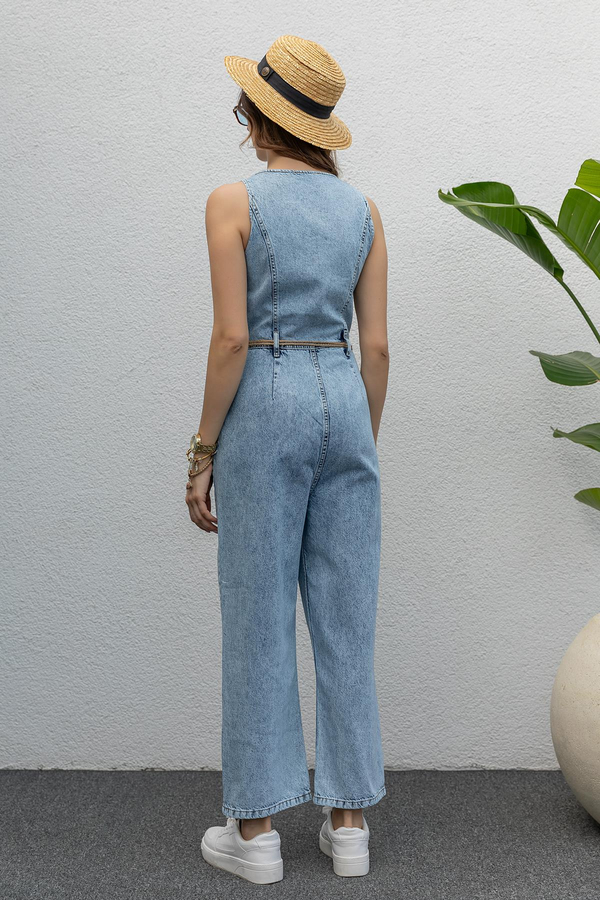 Denim Tulum - MAVİ