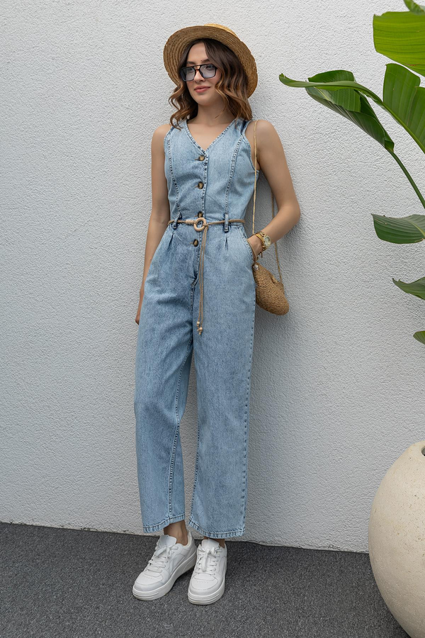 Denim Tulum - MAVİ