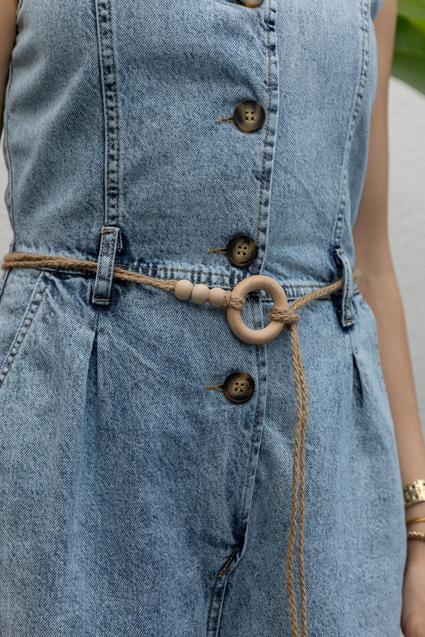 Denim Tulum - MAVİ