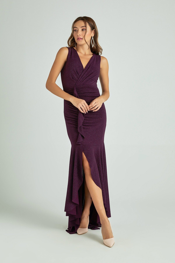 Purple Evening Dress