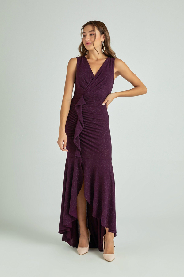 Purple Evening Dress