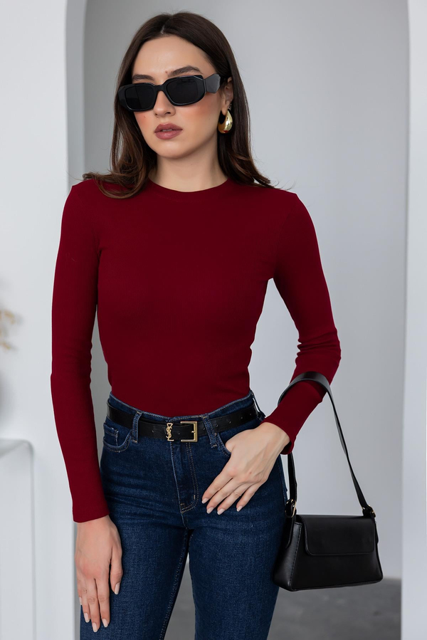 Fitilli Basic Bluz - BORDO