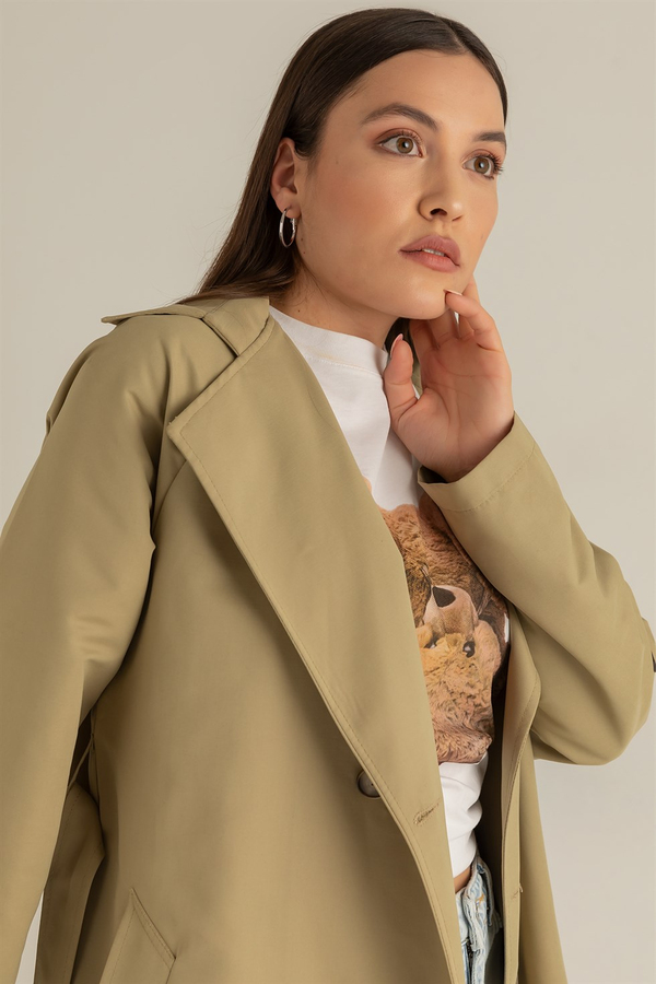 Mint grün Trenchcoats