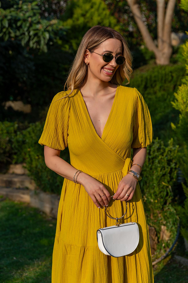 Gofre Maxi Elbise - HARDAL