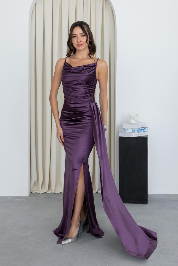 Purple Evening Dress