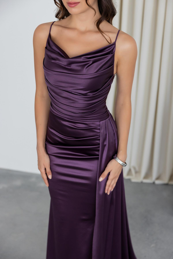 Purple Evening Dress