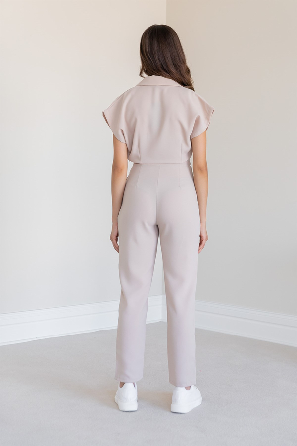 Cream Jumpsuits