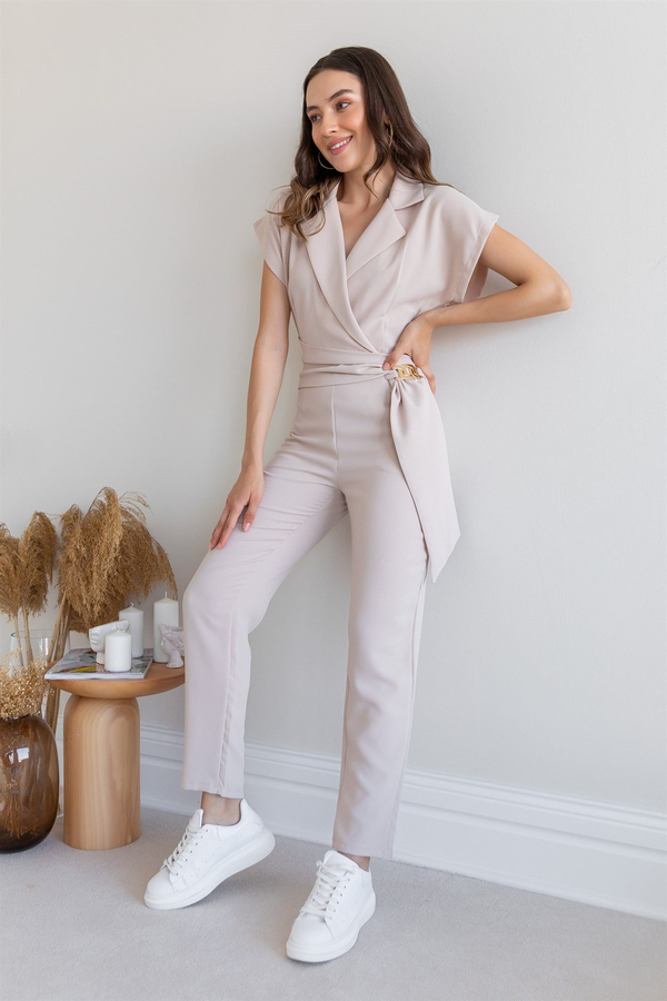 Cream Jumpsuits