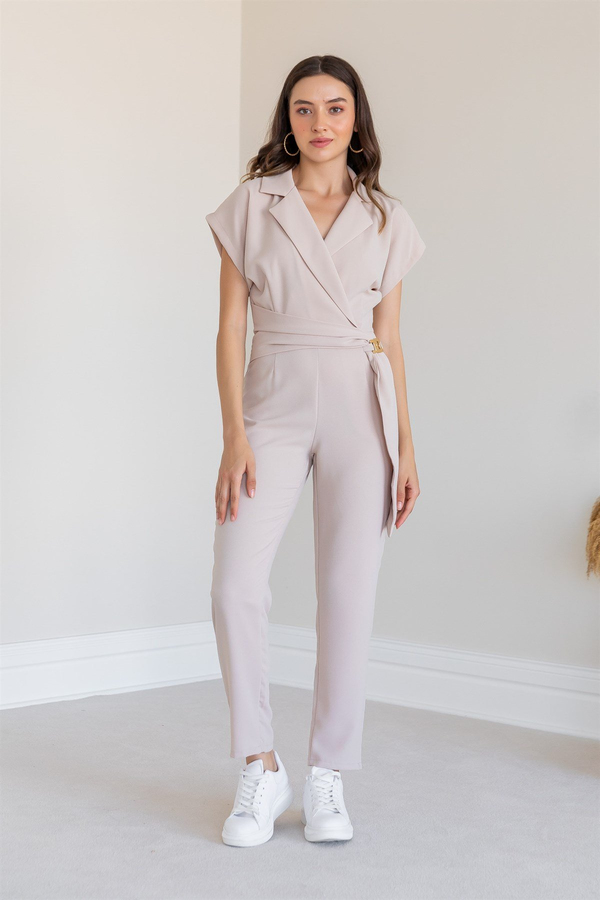 Cream Jumpsuits