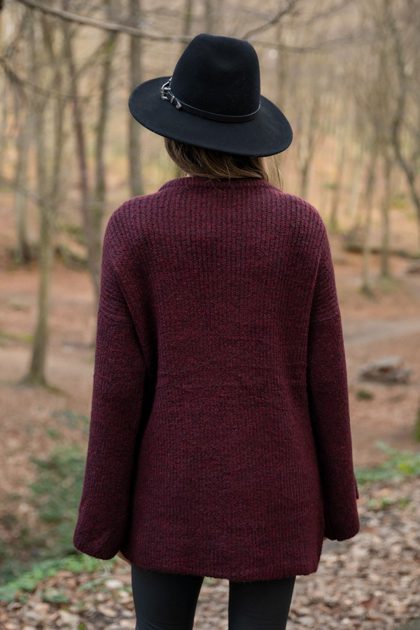 Burgundy Pullover