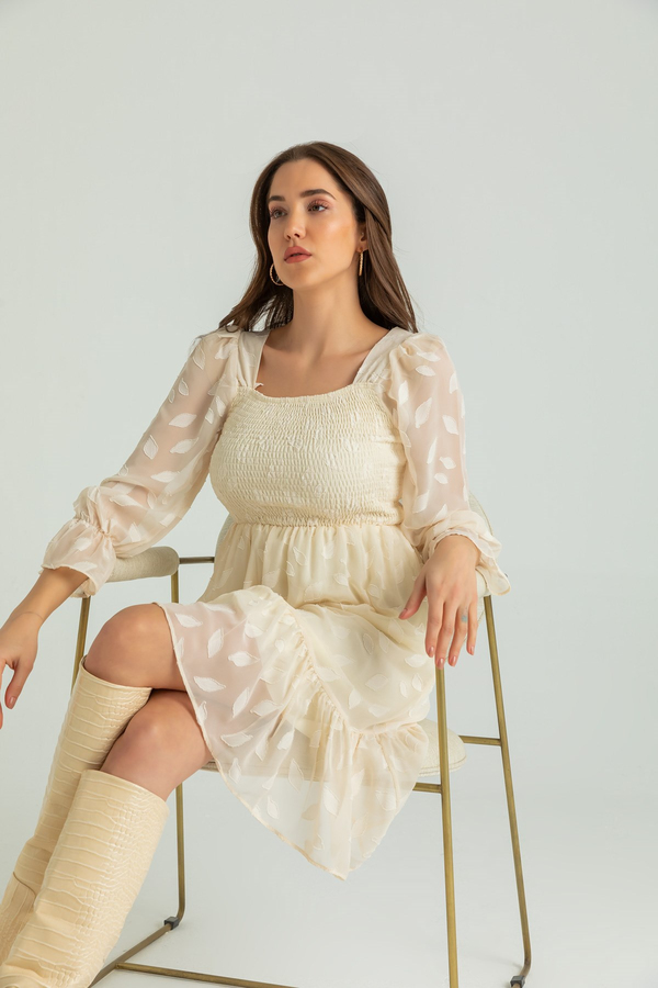 Cream Dress