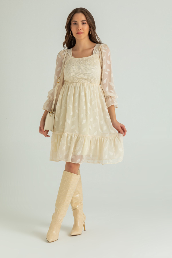 Cream Dress