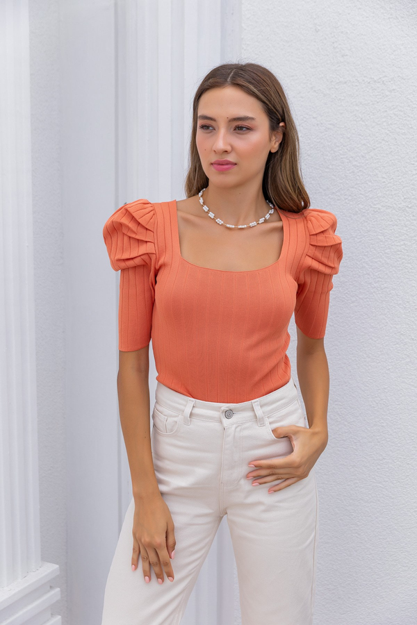 Orange Blouse