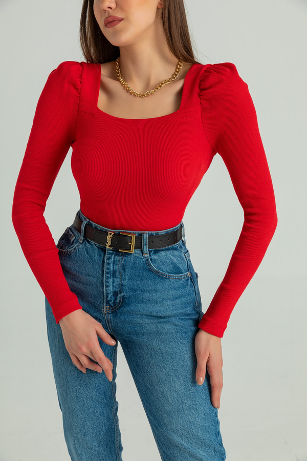 Red Knitwear